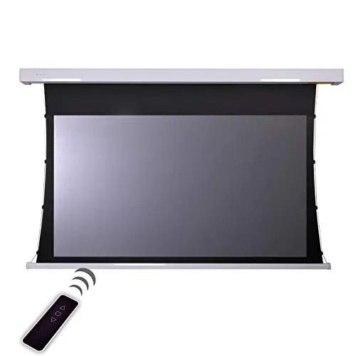 HiViLux® Tension CLR/ALR Motor Leinwand Dualspann System für UST-Beamer/Laser TV: HiViPrism Cinema HDR Hochkontrast/8K/4K/3D (127Zoll 16:9 Bild:280x158cm Weiss)