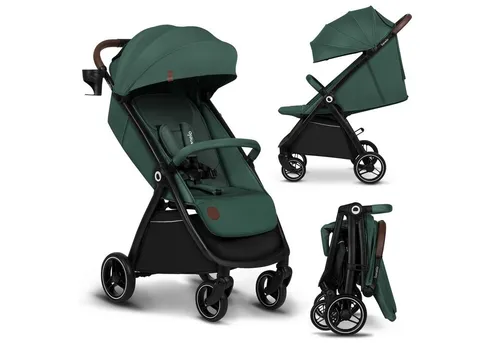 LIONELO INGRID Kinderwagen - 360° schwenkbare Räder und volle Federung - Buggys mit einhändigem Zusammenklappen und großem XXL-Verdeck für optimalen UV-Schutz und Komfort. Ideal für Familien, die viel unterwegs sind.