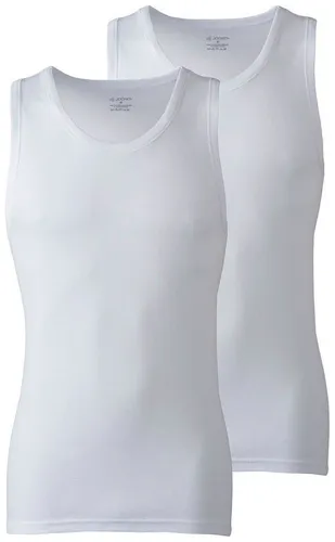 JOCKEY Modern Classic A-Shirt Herren XXL - Herrenunterhemden, figurbetontes Muskelshirt im 2er Pack aus atmungsaktivem Feinripp, ideal für den täglichen Komfort.