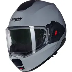 Nolan N120-1 Classico Modularhelm - Grau - L - Modularhelm für Motorradfahrer, innovatives Flip-Back-Design für offene oder geschlossene Nutzung. Ausgestattet mit N-Com-Vorbereitung und umweltfreundlichen Materialien für mehr Sicherheit und Komfort.