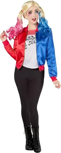 Rubie's Harley Quinn Kostüm - Suicide Squad für Kinder - Kostüme für Kinder, hochwertiges Oberteil aus 100% Polyester, ideal für Karneval oder Mottopartys.