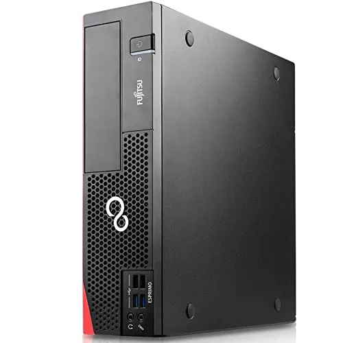 Fujitsu Desktop-PC D556, Prozessor Core i7-6700, Arbeitsspeicher 16 GB, SSD 512 GB, Windows Pro, Win 10 Pro, (Generalüberholt)