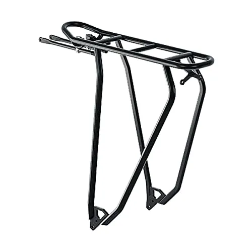 Tubus Racktime Lightit 2.0 Gepäckträger für Erwachsene, Schwarz, 26 Zoll - Gepäckträger mit maximaler Belastung von 20 kg, leicht und smart im Design, ideal für Radfahrer, die Funktionalität und Stil schätzen.
