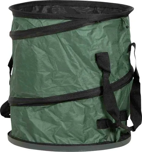 Siena Garden 557397 Gartensack 100l - Robuster Gartenabfallsack - Gartenabfallsäcke aus belastbarem 600D Polyestergewebe mit festem Kunststoffboden, selbststehend und platzsparend zusammenlegbar, ideal für Gartenabfälle.