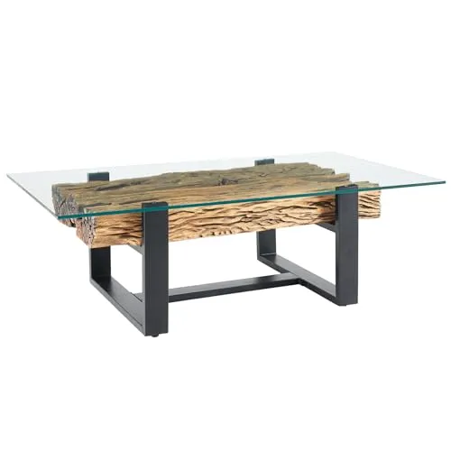 Design Couchtisch Barracuda 130cm aus recyceltem Teakholz von Riess-Ambiente