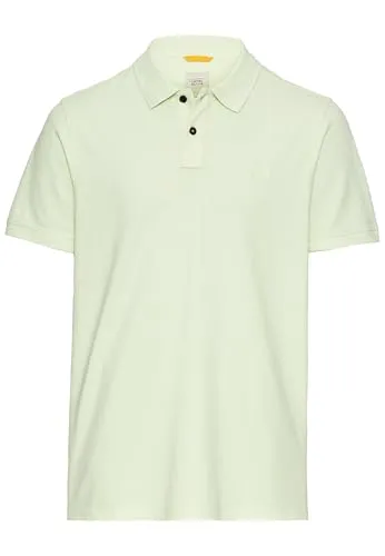 camel active Poloshirt aus Baumwolle in Hellgrün - XXL - Herren-Shirts, 100% Baumwolle für hohen Tragekomfort, ideal für Freizeit und Casual-Looks.