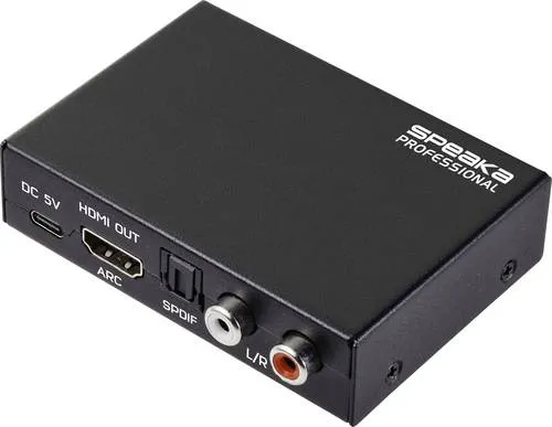SpeaKa Professional Audio Extraktor SP-HDA-190