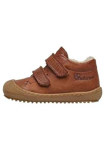 Naturino Racoon VL-Lauflernschuhe mit Wollfutter, Cognac 22