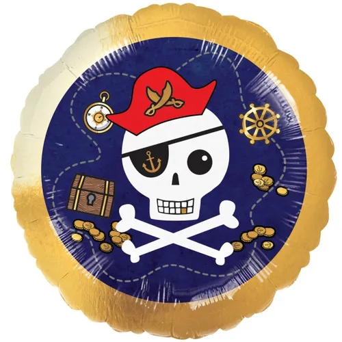 Folienballon Pirates Map