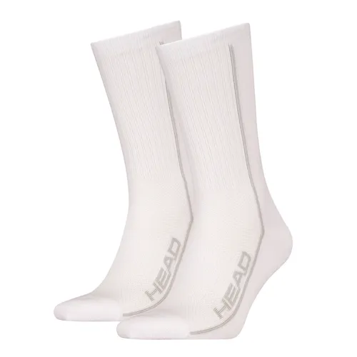 HEAD All Sports Performance Crew Socken 2P | 39/42 | White