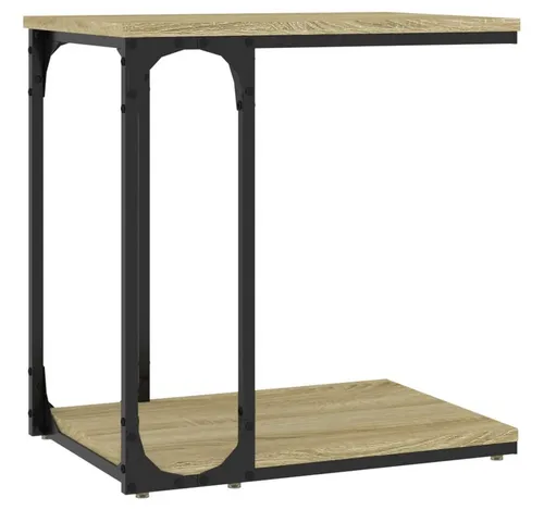furnicato Beistelltisch Sonoma-Eiche 50 x 35 x 52 cm