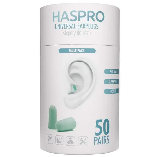 Haspro Tube50 Ohrstöpsel Mint, 50 Paar