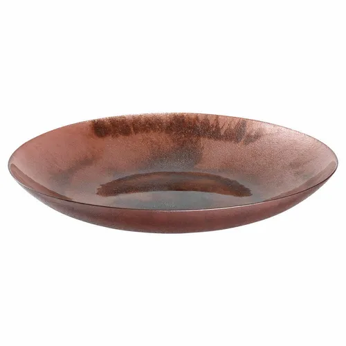 LEONARDO HOME 050638 Schale Poesia 50 cm rosé - Dekoschalen: Handgefertigte Glas-Schale im eleganten Design, ideal für Dekoration und Ablage – ein stilvolles Einzelstück für Ihr Zuhause.