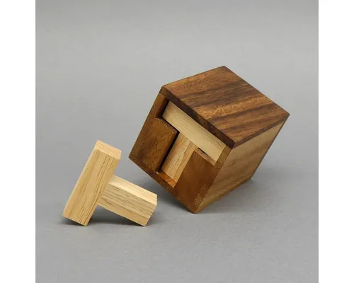 ROMBOL Denkspiele Spiel SIX T PUZZLE - tolles Packpuzzle, Knobelspiel, exklusiv nur bei uns