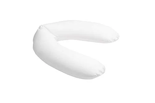 Stillkissen Seitenschläferkissen ohne Bezug PREMIUM extra weich & elastisch | anschmiegsame EPS-Mirkoperlen | geprüfte Qualität & hochwertige Jeresy-Baumwolle| Lagerungskissen (180 x 34 cm)