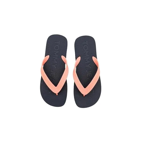 Tommy Jeans Damen Flip Flops Logo Zehentrenner, Rosa (Tickled Pink), 39 - Sandalen mit stilvollem Design und weichem Fußbett, perfekt für Strand und Alltag. Hochwertige Materialien sorgen für optimale Passform und Komfort.