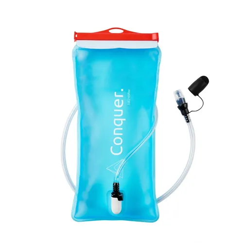 Conquer. Trinkblase 3 Liter für Trailrunning, Laufen und Radfahren Trinkschlauch