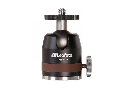 Leofoto MBH-19 Kugelkopf - Stativkopf aus robustem Flugzeugaluminium, ideal für Mini- und Tischstative, trägt bis zu 2 kg bei nur 89 g Gewicht – perfekte Kombination aus Leichtigkeit und Stabilität.