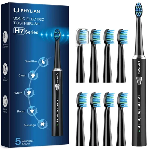 PHYLIAN Schallzahnbürste hh06007-blk