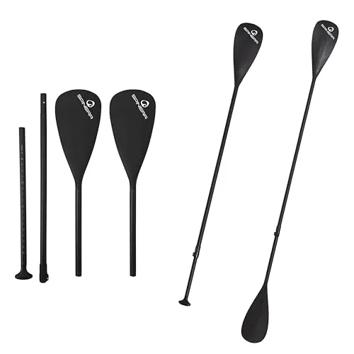 SPINERA CLASSIC 4-Piece SUP KAJAK Paddel 2024 in schwarz von SPINERA