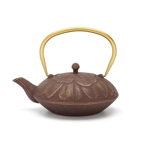 Bredemeijer Teekanne Kunming 1,3l Gusseisen aubergine in rot von Bredemeijer