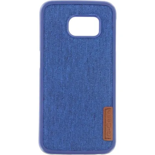 OEM Silicone Case Textile for Samsung S6 Edge blue (Samsung Galaxy S6 Edge) (25445308)