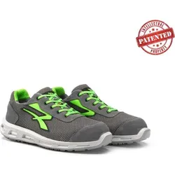 U-Power Sicherheitsschuhe Summer S1P SRC - Schuhgröße 46 (UK 11) - Arbeitsschuhe mit atmungsaktivem Veloursleder und Mesh-Einsätzen für hohen Tragekomfort. Ideal für lange Arbeitstage mit rutschhemmender Sohle und durchtrittsicherer Zwischensohle.
