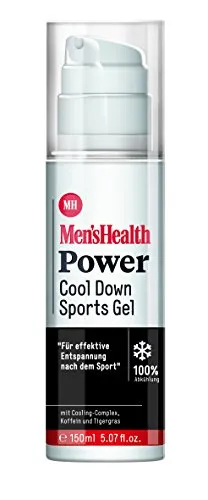 Men´s Health Power Cool Down Sports Gel - vegan & parabenfrei, 1er Pack (1 x 150 ml)