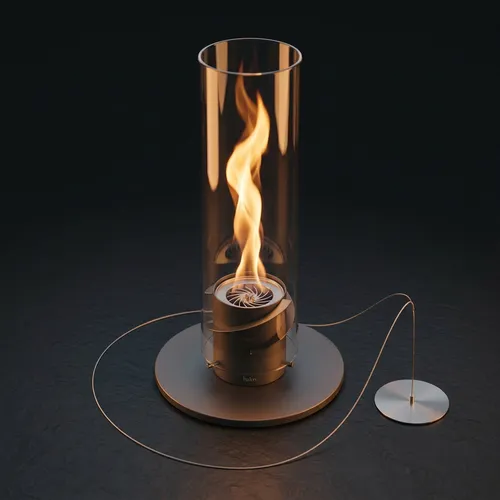 höfats Spin 900 Schwarz - Tischkamin mit verlängerter Brenndauer - Gel- & Ethanol-Kamine, faszinierender Flammenwirbel und hohe Sicherheit dank innovativer Brenntechnologie für gemütliche Wärme im Innen- und Außenbereich.