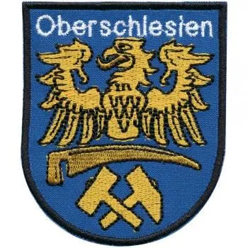 Aufnäher Patches Wappen - Oberschlesien - 00061 Gr. ca. 6cm x 7,5cm