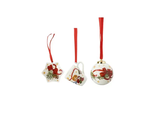 Hutschenreuther Weihnachtsfigur Sammelserie 2021 Lasst uns froh..Mini-Set Becher