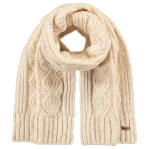 BARTS Damen Schal Farrah Scarf – Weicher Zopfmuster Schal in beige von BARTS