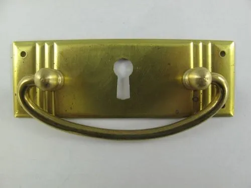 Schubladengriff Messing antik rustikal Jugendstil