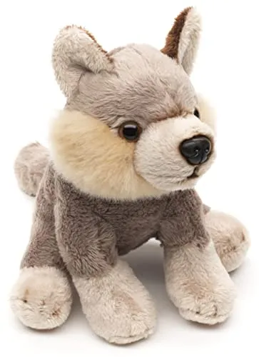 Uni-Toys - Wolf Plushie - 15 cm (Länge) - Plüsch-Wolf - Plüschtier, Kuscheltier