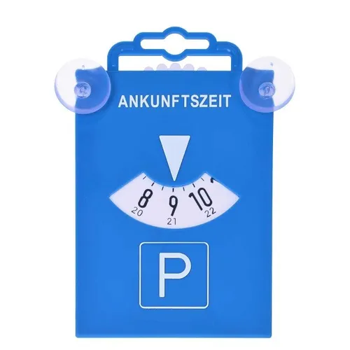 Filmer 38013 Parkscheibe City blau Saugnäpfe