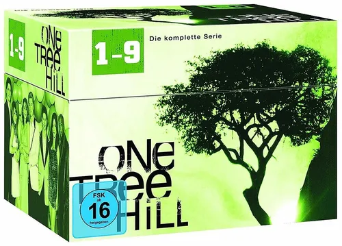 One Tree Hill - Die komplette Serie - 49-DVD-Box der beliebten TV-Serie, ideal für Fans von Drama und Romantik, mit allen Staffeln in deutscher Sprache.