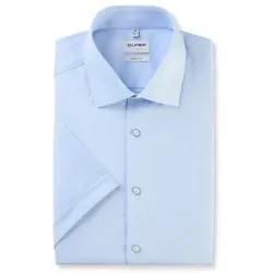 OLYMP Blusenshirt 214772-Hemden blau 42
