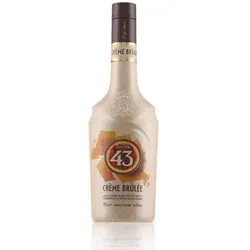 Licor 43 Créme Brûlée 31% Vol. 0,7l - Likör & Kräuterschnaps, verführerischer Geschmack von Vanille und Karamell, perfekt für Cocktails oder pur als Dessertlikör.