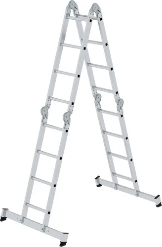 Vielzweckleiter 4-teilig mit nivello®-Traverse