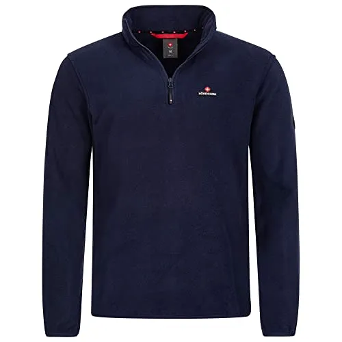 Höhenhorn 41T Skyja Herren Fleece Pullover Dunkelblau Gr. XL - Bequemer Fleecepullover für Herren in Dunkelblau, ideal für kühle Tage. Atmungsaktiv und leicht, perfekt für Freizeit und Outdoor-Aktivitäten. Langlebig und vielseitig, für ein angenehmes Tragegefühl.