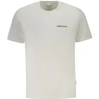 Guess Jeans Bianco Baumwoll Herren T-Shirt