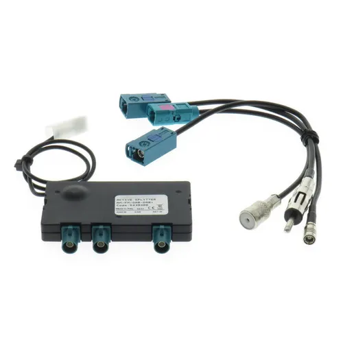 Dietz 41123 Autoradio DAB+ FM Radio Splitter DIN Stecker ISO Buchse SMB Buchse