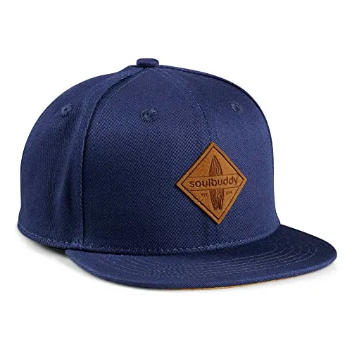 Produktbild Soulbuddy Kinder Cap – Trendige Unisex Kappe für Jungen & Mädchen – Dunkelblau, Größe S