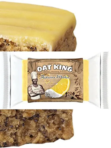 OAT KING® Haferflocken-Energie-Riegel (Zitrone Mohn)