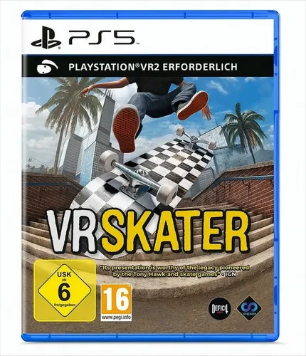 VR2 Skater für PS5 - Neu & OVP - Deutsche Version - Erlebe packenden Skate-Spaß auf der PlayStation 5! Mit hochwertiger Blu-ray und neuester Technik bietet VR2 Skater ein unvergleichliches Spielerlebnis.