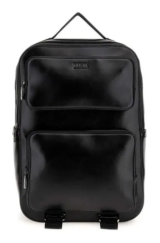 Guess Boston Daypack mit Laptopfach 42 cm - Schwarz - Stylischer Rucksack mit 42 cm Laptopfach, ideal für Schule und Freizeit, bietet hohen Tragekomfort und modernes Design.