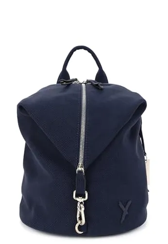 SURI FREY Cityrucksack SFY Romy (1-tlg) - Freizeitrucksack für Damen in elegantem blue 500 mit Lasercut-Optik und Quaste. Praktisch mit 1 Hauptfach und Innentasche, perfekt für den täglichen Gebrauch.