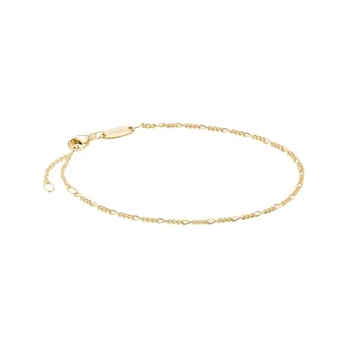 THOMAS SABO Figaro-Armband, Gelbgoldfarben in gold von THOMAS SABO