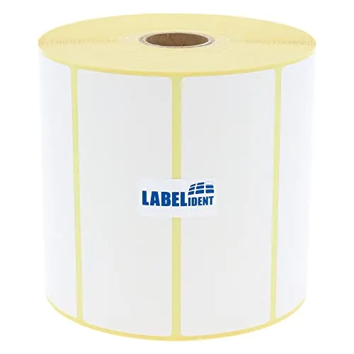 Thermoetiketten - 101,6 x 38,1 mm - 1.790 Thermodirekt-Etiketten auf 25 mm Kern, selbstklebend