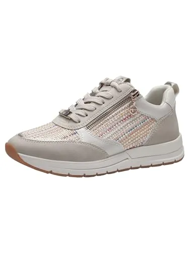 Tamaris Damen 1-23732-41 Sneaker, Beige Comb, 41 EU